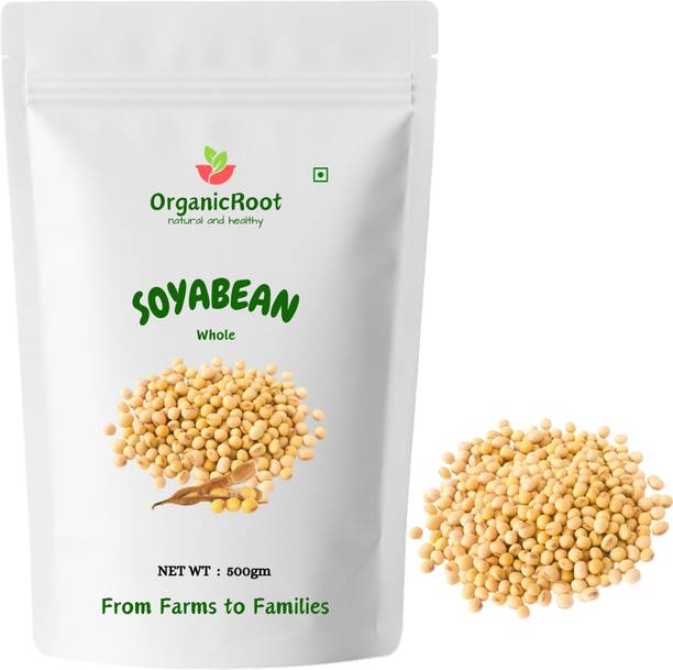 organicroot natural and healthy Organic Brown Soya Bean (Whole)