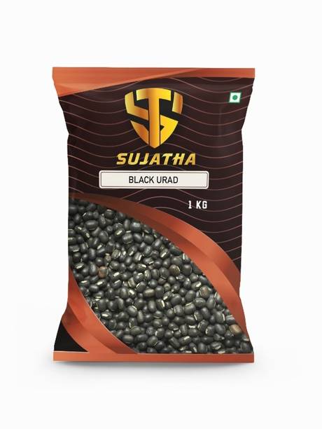 SUJATHA Black Urad Gota (Whole) (SujathaTraders Premium Quality Kala Urad)