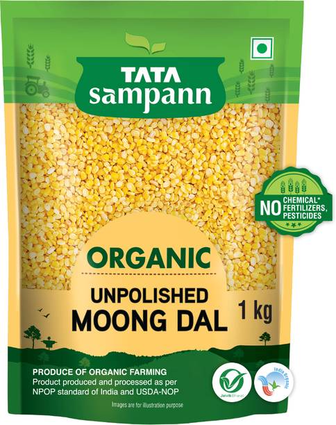 Tata Sampann Organic Yellow Moong Dal (Split)