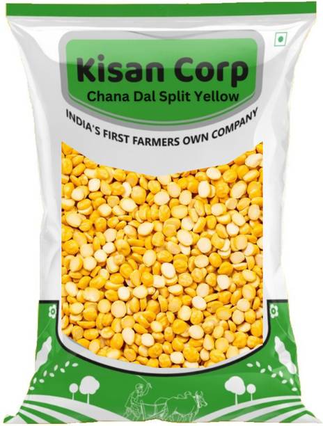 Kisancorp - Farmers Famliy Company Organic Yellow Chana Dal (Split) (Kisancorp Premium chana dal)