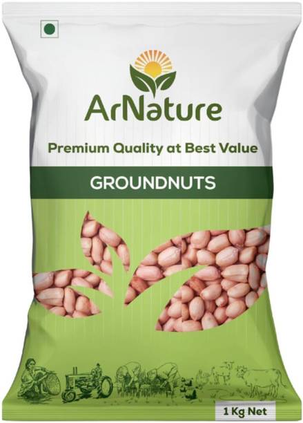 ARNATURE Brown Peanut (Whole) (Raw Peanuts | Premium Groundnuts | Natural Moongphali)