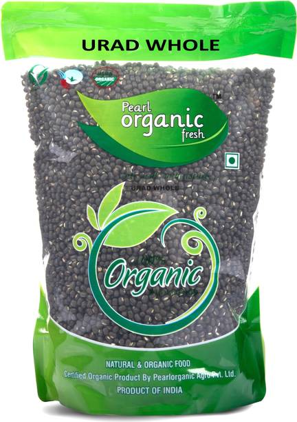Pearl Organic Fresh Black Urad Dal (Whole) (Whole / Unpolished)