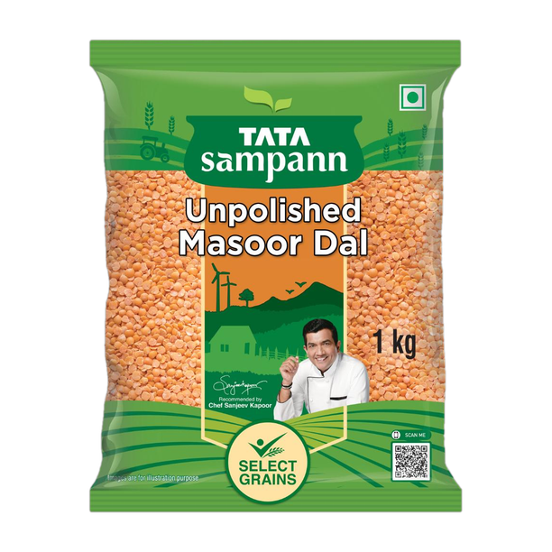 Tata Sampann Unpolished Red Masoor Dal (Split)