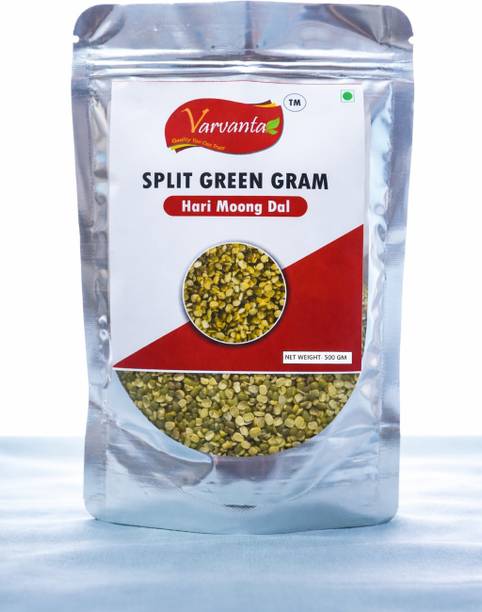 VARVANTA Organic Green Moong Dal (Split/Chilka)