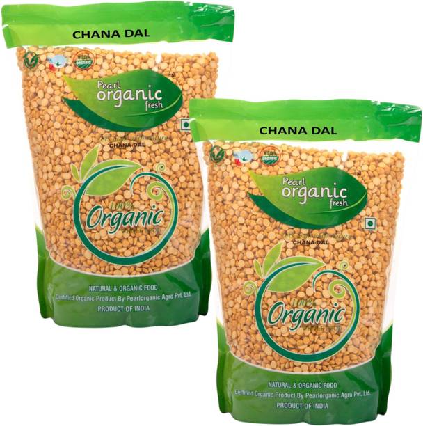 Pearl Organic Fresh Yellow Toor/Arhar Dal (Split) (Unpolished)