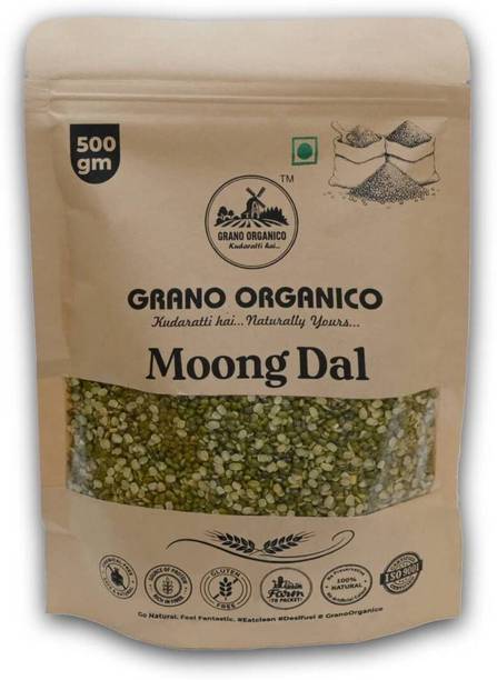 grano organico Organic Green Moong Dal (Split/Chilka)
