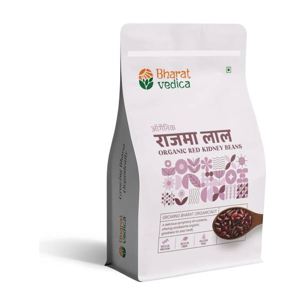 Bharat Vedica Organic Unpolished Rajma
