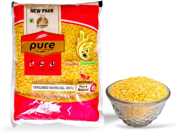 Radha Damodar Organic Yellow Moong Dal (Split)