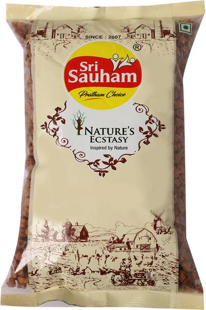 Sri Sauham Brown Chana (Whole) (Fresh Whole Chickpeas - Rich in Protein | Kale Chhole Chane Vegan & Gluten Free)