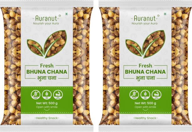 AURANUT Unpolished Roasted Chana