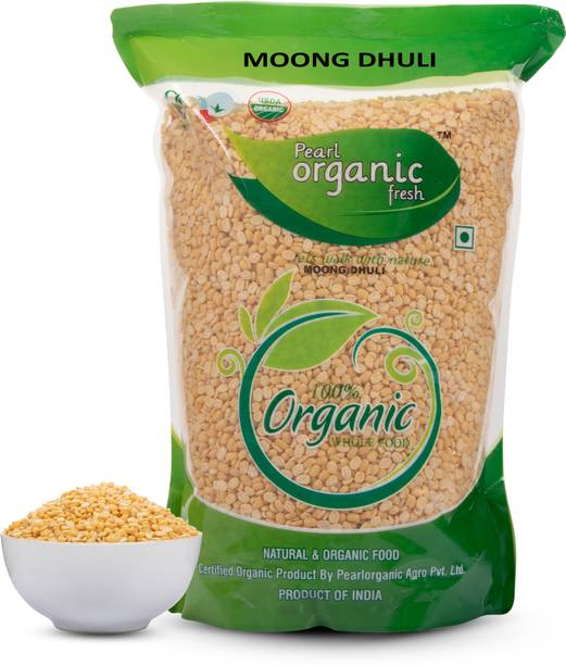 Pearl Organic Fresh Moong Dal (Split)