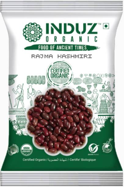 INDUZ ORGANICS Organic Rajma Kashmiri (Whole)