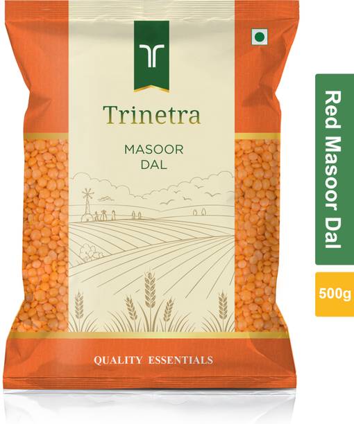 Trinetra Unpolished Red Masoor Dal (Split)