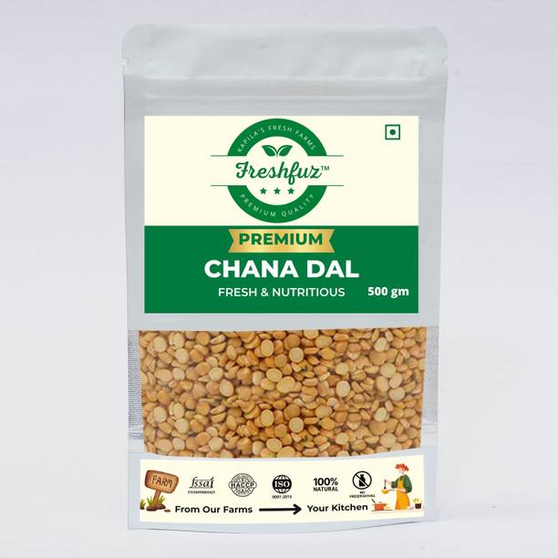 freshfuz Organic Yellow Chana Dal (Split) (Split Bengal Gram)