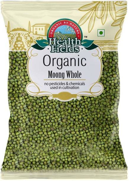 HealthFields Organic Green Moong Dal (Whole)