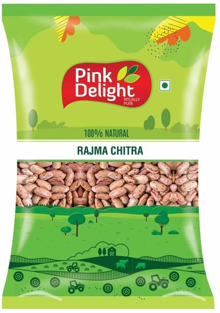 Pink Delight Rajma Chithra (Whole) (Dry & Unpolished)