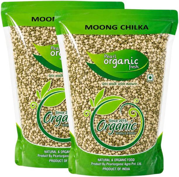 Pearl Organic Fresh Unpolished Moong Dal