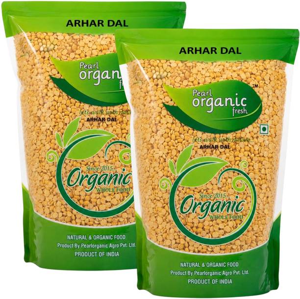 Pearl Organic Fresh Unpolished Yellow Toor/Arhar Dal