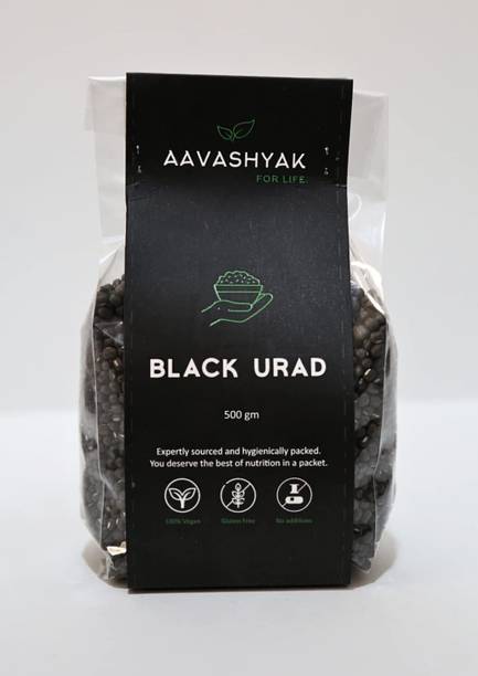 Aavashyak Organic Black Urad Dal (Whole)