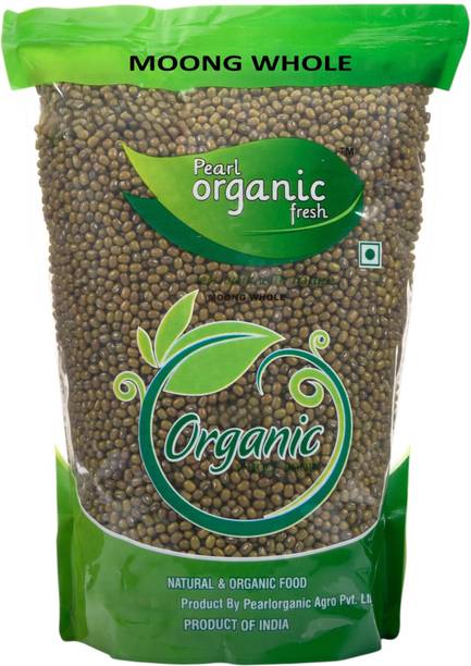 Pearl Organic Fresh Green Moong Dal (Whole)