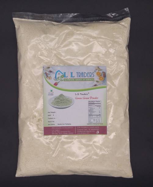 LJL Traders Organic White Moong Dal (Green Gram / Moong Dal Powder / Product Of Kerala)