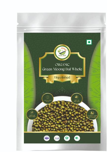 Simply Jaivik Organic Moong Dal (Whole) (Sabut Green Moong)