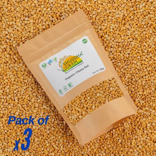 ShuddhaGram Organic Chana Dal (Whole)