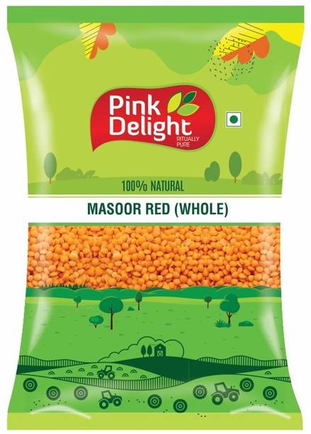 Pink Delight Red Masoor Dal (Whole) (Dry & Unpolished)