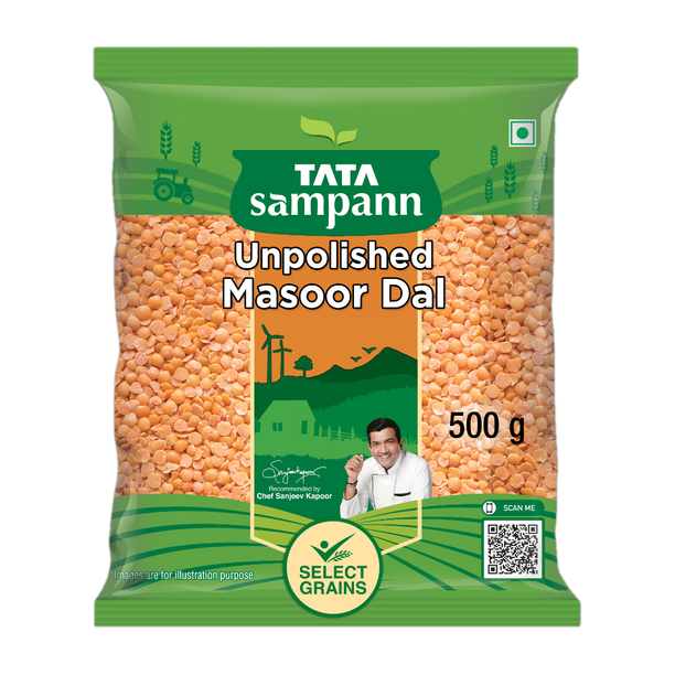 Tata Sampann Unpolished Red Masoor Dal (Split)