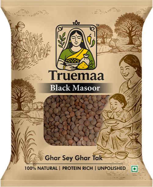 Truemaa Black Masoor Dal (Split)
