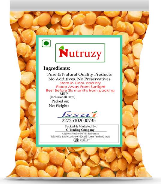 Nutruzy Organic Chana Dal (Split)