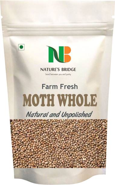 Nature's Bridge Organic White Mot Matki (Whole)