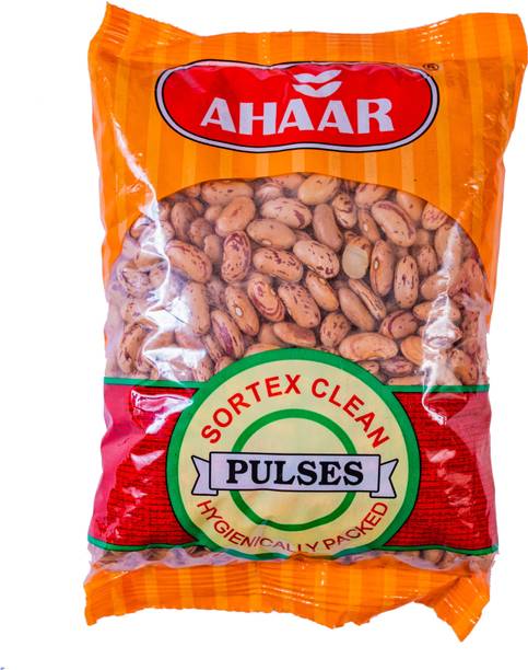 Ahaar Organic Brown Rajma (Whole) (Rajma (Chitra / Speckled Kidney Beans))