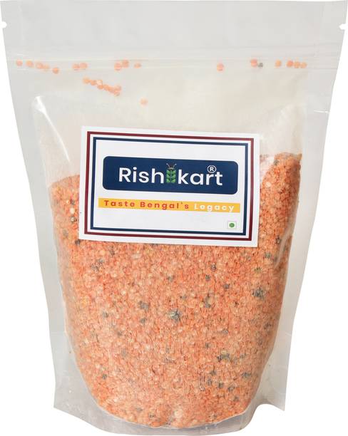 Rishi Kart Organic Masoor Dal (Split) (Unpolished Masoor Dal Desi Moosor Dal Bengali Rich in Protein Fiber No Chemicals)
