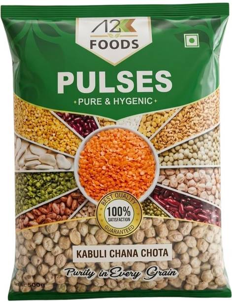 A2K FOODS Unpolished Kabuli Chana