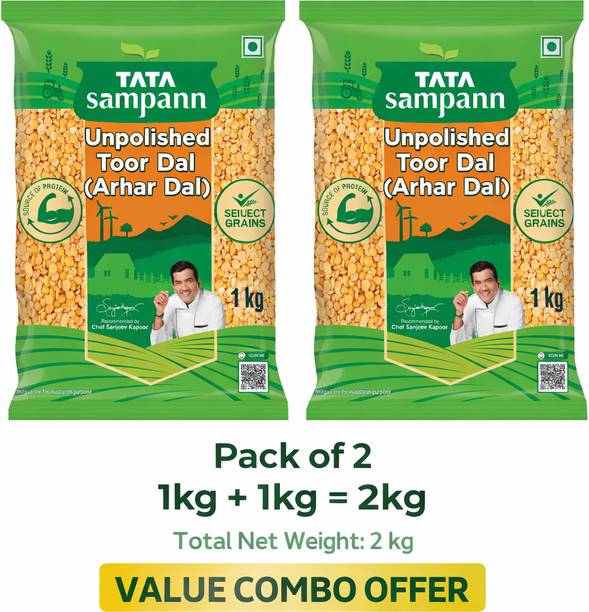 Tata Sampann Unpolished Yellow Toor/Arhar Dal