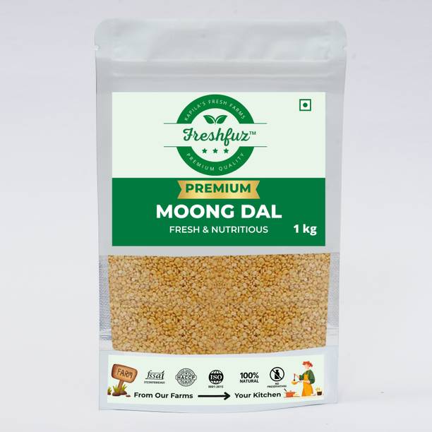 freshfuz Organic Moong Dal (Split/Chilka)