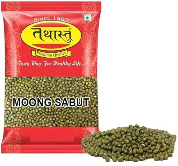 Tathastu Organic Green Moong Dal (Whole) (Pouch)
