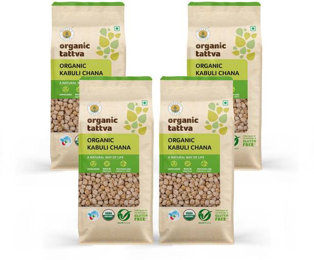 Organic Tattva White Kabuli Chana (Whole)