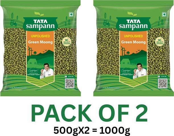 Tata Sampann Green Moong Dal (Whole)