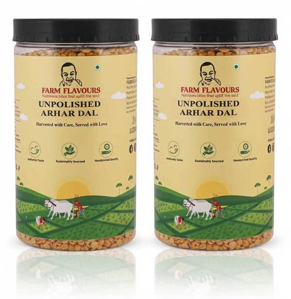 farmflavours Toor/Arhar Dal (Split)