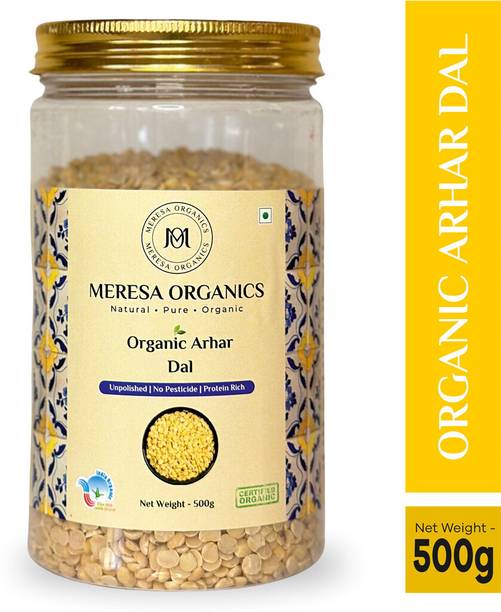 Meresa Organics Yellow Toor/Arhar Dal (Split) (Jar)
