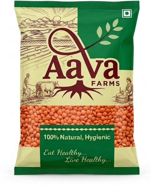 Aava Farms Unpolished Red Masoor Dal (Split)