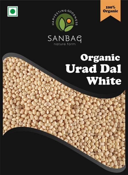 SANBAG NATURE FARM Organic White Urad Dal (Whole)