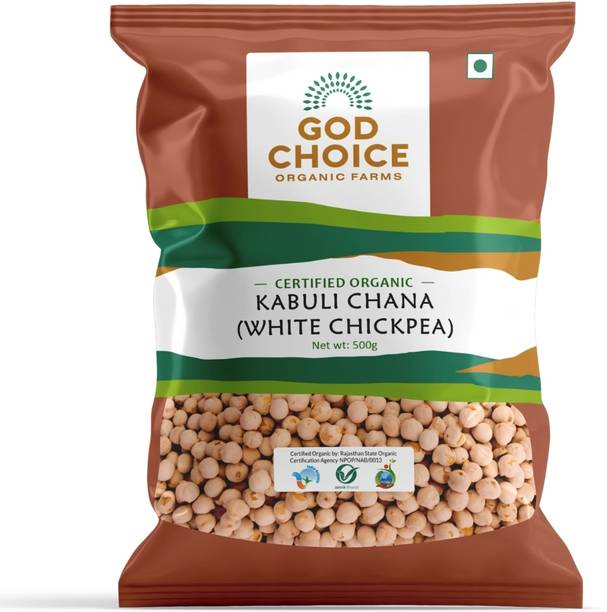 God Choice Organic Farms White Kabuli Chana