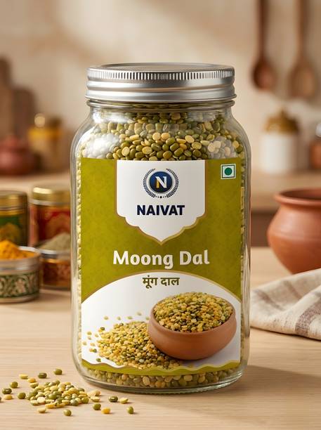 NAIVAT Organic Green Moong Dal (Split) (NO)