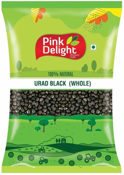Pink Delight Black Urad Dal (Whole) (Dry & Unpolished)