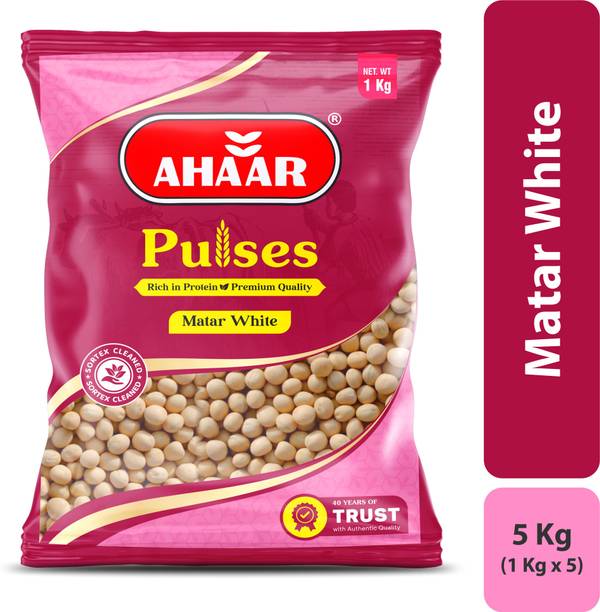 Ahaar Organic White Peas (Whole) (Matar White (White Peas))
