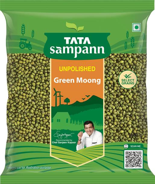 Tata Sampann Green Moong Dal (Whole)