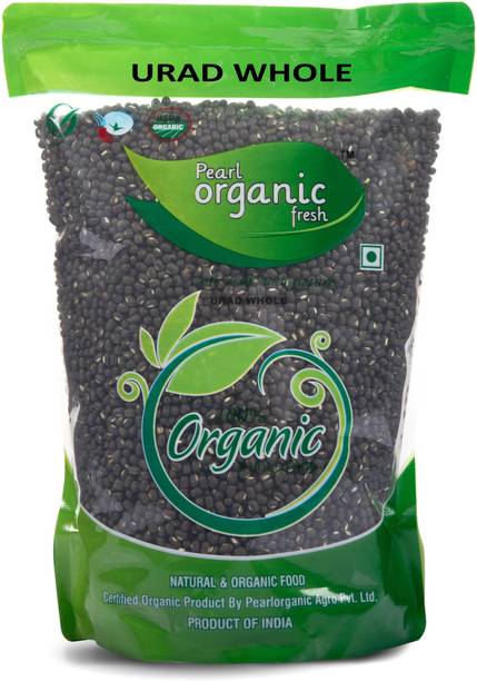 Pearl Organic Fresh Urad Dal (Whole) (Urad Whole 500gm)